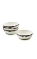 Courtly Check Everyday Bowls, Set of 4