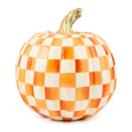 Orange Check Medium Pumpkin