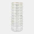 Champagne Scallop Vase