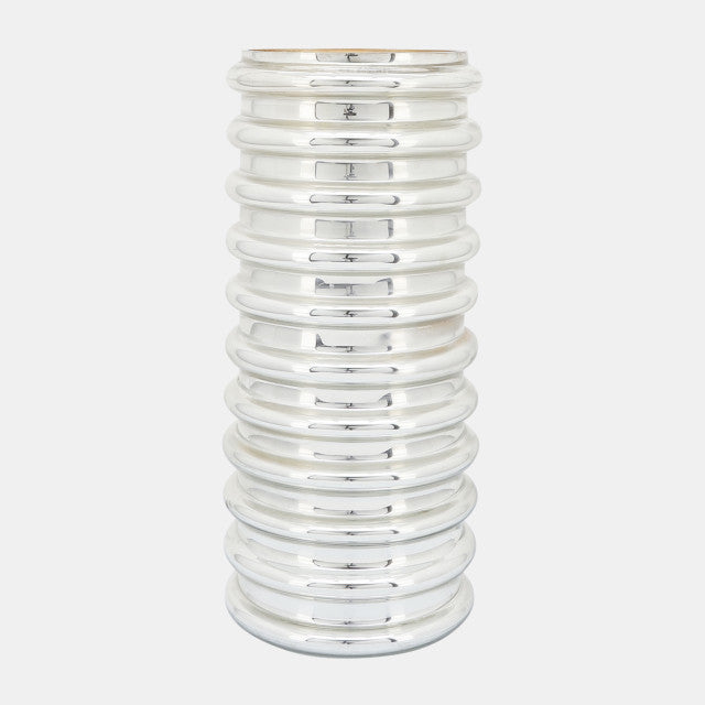 Champagne Scallop Vase