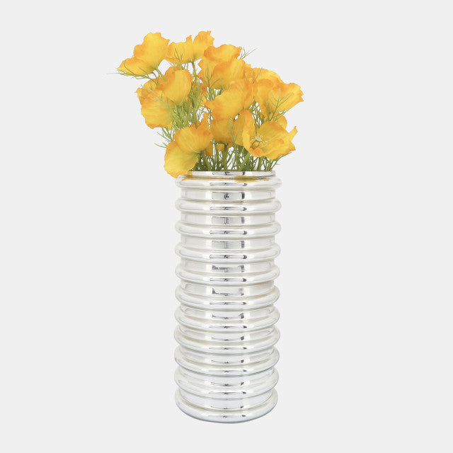 Champagne Scallop Vase