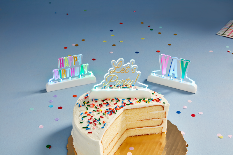 Party Musical Led Cake Topper