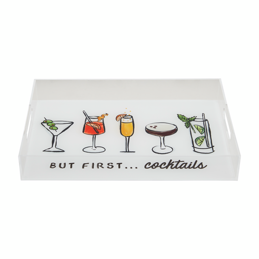 Acrylic Bar Cocktail Tray