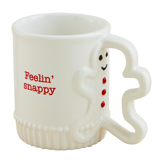 Gingerbread Man Handle Mug