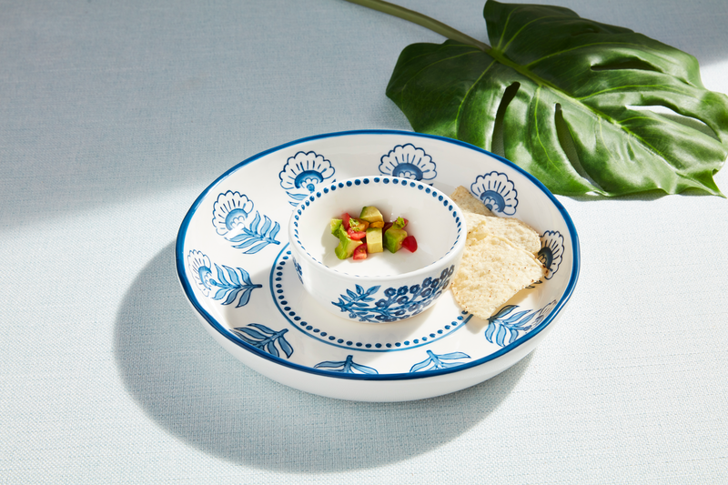 Block Print Chip & Dip Set - Thumbnail 2