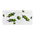 Olive Glass Tray