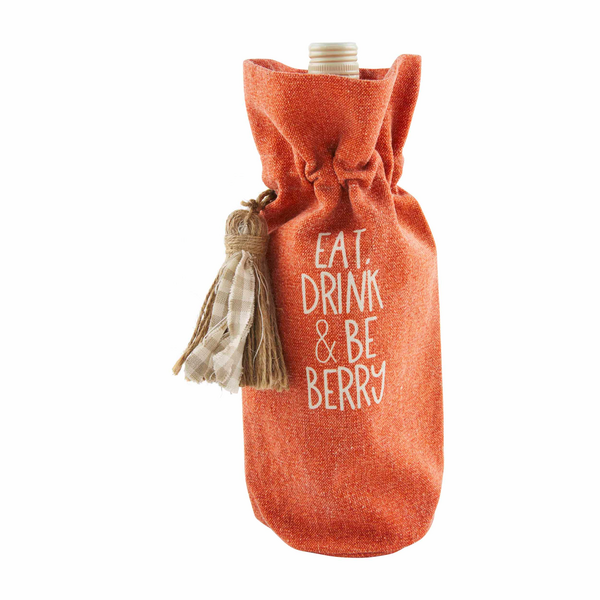 Eat Drink Thanksgiving Wine Bag