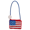 Patriotic Flag Light-Up Purse