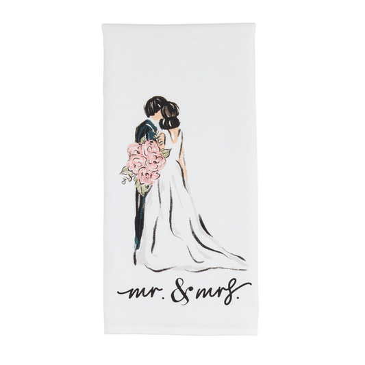 Mr. And Mrs. Wedding Towel