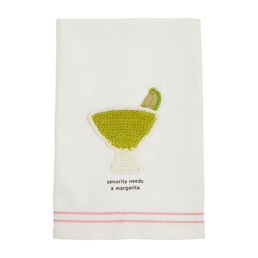 Margarita Fiesta Crochet Towel