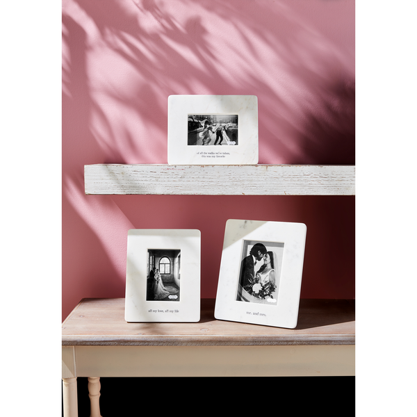 All The Walks Marble Picture Frame