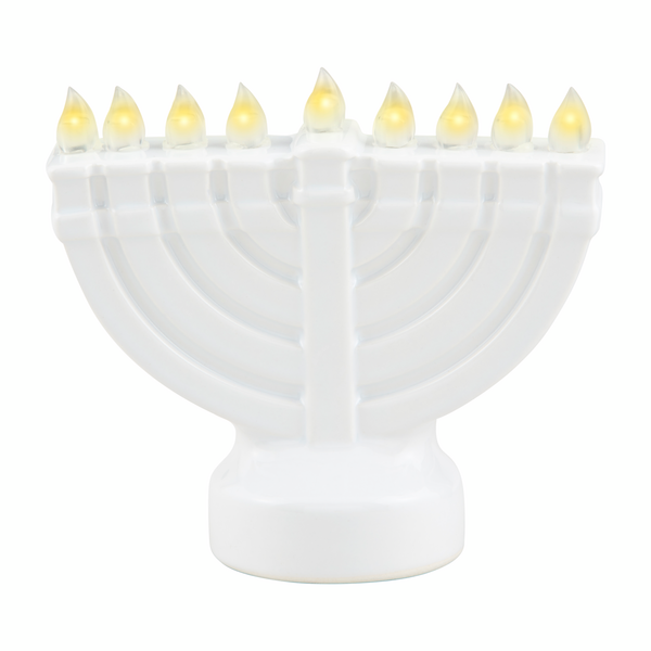 Light-Up Menorah Sitter