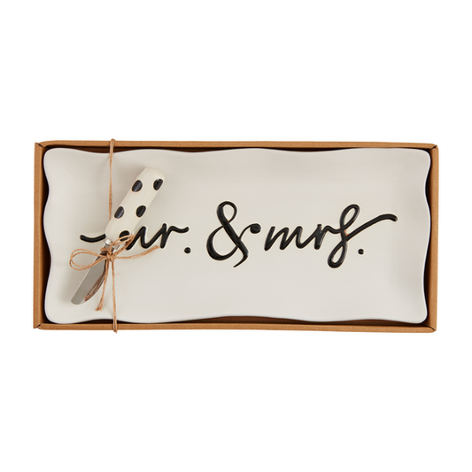 Mr. and Mrs. Hostess Tray Set