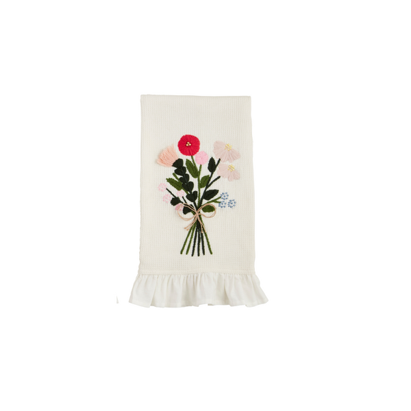Bouquet Waffle Weave Towel