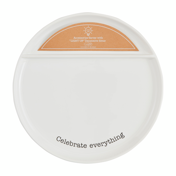 Large Light-Up Sitter Round Platter