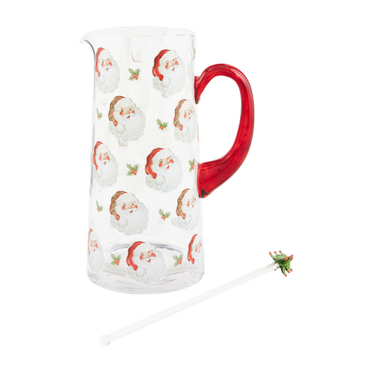 Santa Pitcher Set