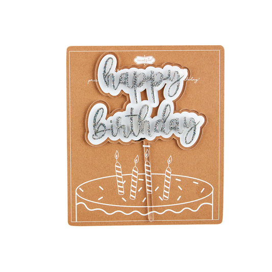 Rainbow Birthday Cake Topper