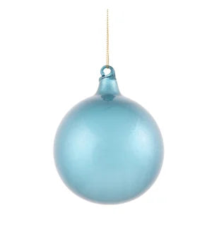 Baby Blue Glitter Ornament