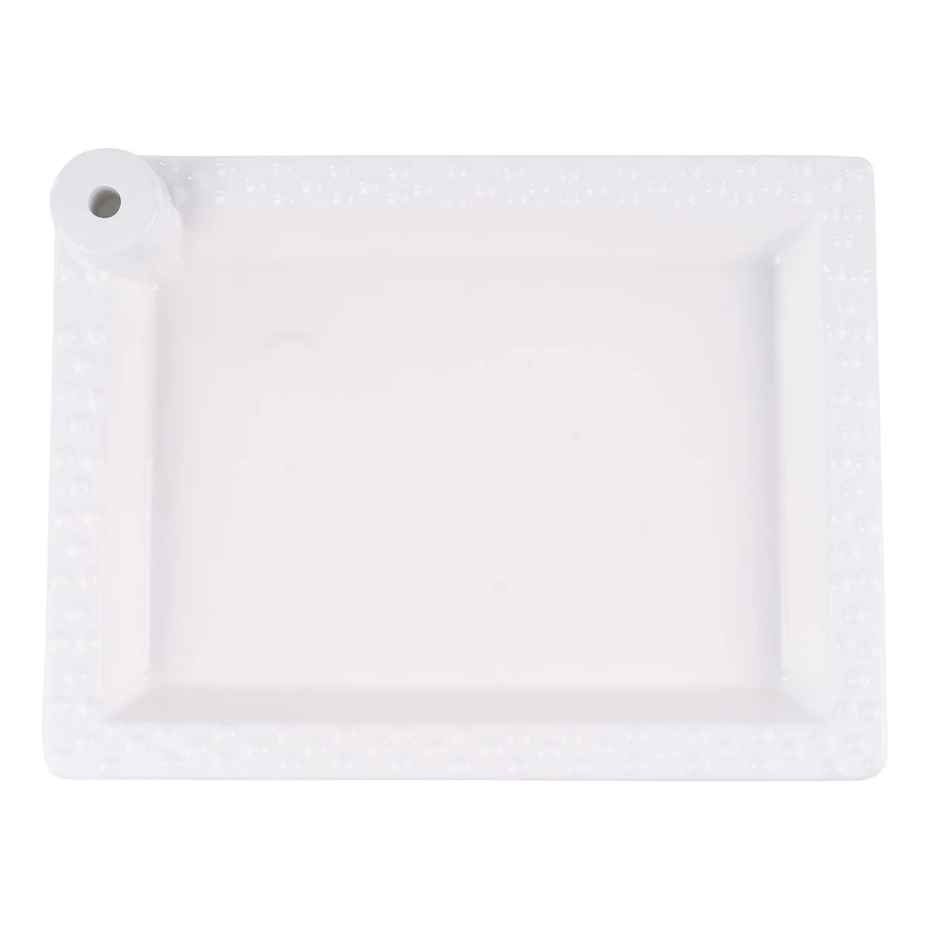 White Rectangular Platter